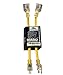 2 Pack - 1 ft - 12 Gauge Heavy Duty Extension Cord - Lighted SJTW - Indoor/Outdoor Extension_Cord by Watt's Wires - Two Pack of 1' 12-Gauge Grounded 15 Amp ExtensionCord Splitter