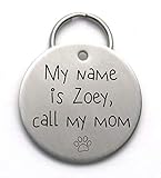 Call My Mom Dog Tag - Unique Metal Pet ID