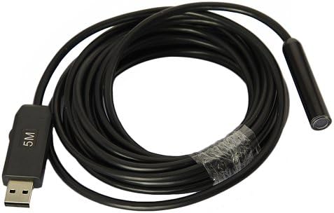 TabStore 5m 15ft Waterproof USB Borescope Endoscope Inspection Tube Pipe Camera