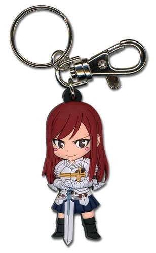 Great Eastern Entertainment Fairy Tail SD Erza S2 PVC Keychain