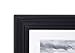 Golden State Art, Black Picture Frames, Made Of Tempered Glass and Solid Wood, Set for Pictures/Photos, Set Of 7, Including Four 5x7 frames, two 8x10 frames, and One 11x14 frame.