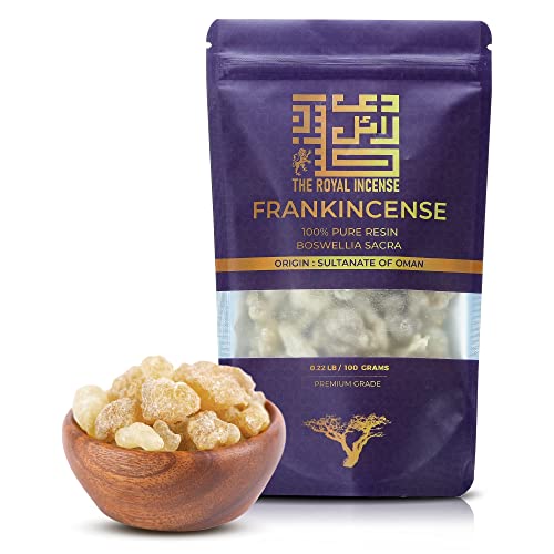 Weihrauch Bio-Harze | Boswellia Sacra Weihrauchharze | Räucherstäbchen Olibanum Gum Bulk Räuchern Räucher | Luban 0,1 kg / 100 g