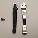 Matte Black Titanium Pocket Clip for Spyderco Delica 4 C11PBK Knife Tip Up Position