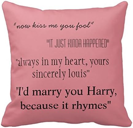 Larry Stylinson I Ship It And Quotes Pillow Case