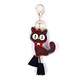 NIKANG Cat Kitty Key Ring Key Chain Key Holder With Tassles Bag Accessories Fashion Item