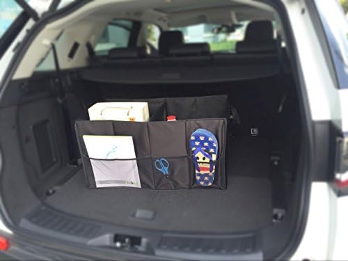 TABB Auto Trunk Organizer For Car,Suv,Truck-Folding Organizer and Collapsible,Size 25.61313 Inches,(Black)