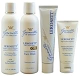 LEROSETT 4-Part Organic Acne System Based on Nutrient Rich Organic Aloe- Naturally Medicated- Treats and Prevents Breakouts- Nourishes Skin- Antibacterial- Anti-Inflammatory-Oil-Free