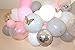 Pink White Balloon Garland kit,Elephant Baby Shower Decoration Luxury Arch, Baby Shower,Birthday Party Decorations,Pump Backdrop Elephant Versatile Backdrop Baloon