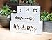 Mr & Mrs Wedding Countdown Block Set - Unique Gift for Couples, Perfect for Bridal Showers & Anniversaries - Lasting Love Reminders