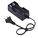 Perman Universal AC 110V 220V LED Dual Battery Charger for 18650 Rechargeable 3.7V Li-ion Battery US