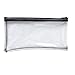 MMF Industries Vinyl Zipper Wallet, 11 x 6 Inches, Clear (234041720)