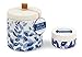 Paddywax Botany Collection Ceramic Soy Wax Candle, Blue Coral & Driftwood