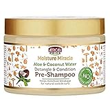 African Pride Moisture Miracle Aloe & Coconut Water, Detangle & Condition Pre- Shampoo