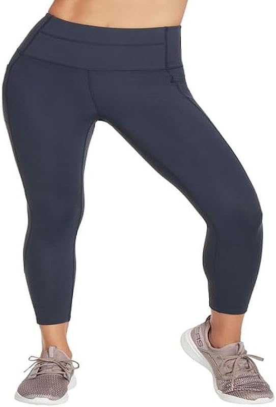 Damen Gowalk 7/8 Hoch Tailliert Leggings, Kleine, Marine