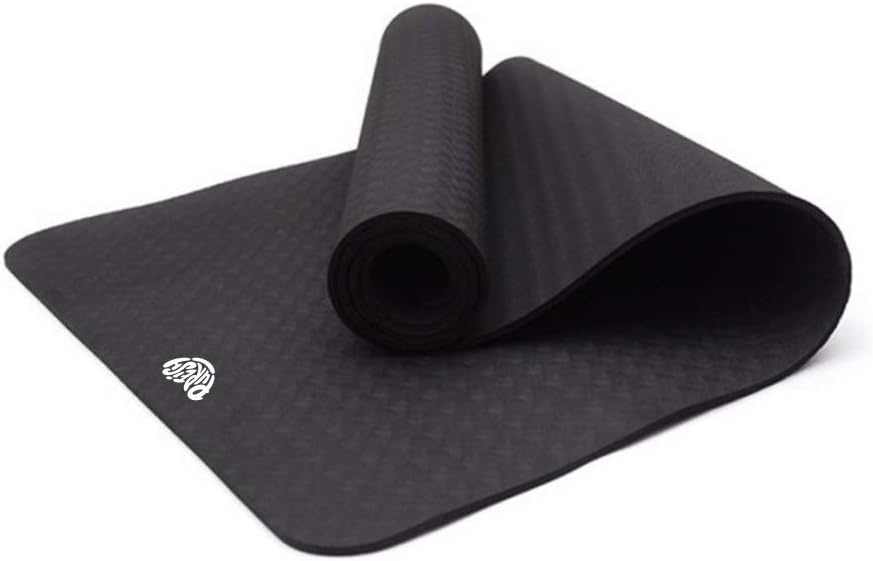 PUREish Yoga Mat Extra Thick Non Slip for All Types of Yoga - Eco Friendly Workout Mat for Home and Gym. Textured Non Slip Surface Yoga Mat