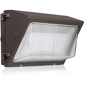 Hykolity High-Output LED Wall Pack 75W 9100lm,400W MH Equivalent, Outdoor Commercial LED Area Security Light,0-10V Dimmable,5000K Daylight, DLC Complied