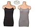 Undercover Mama Women's Strapless Maternity Nursing Top Bundle, Universal Bra Attachment for Breastfeeding & Pregnancy (Black and Grey, Large)