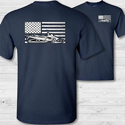 American Flag Snowmobiling Shirt - W - Thumbnail 4