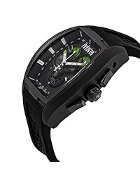 Invicta - Reloj de cuarzo para hombre de acero inoxidable y silicona, color negro (modelo: 27090)