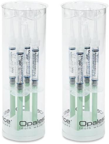 Opalescence PF 35% Teeth Whitening 8pk of Mint flavor syringes (Latest product) (2 tubes each with 4 syringes)