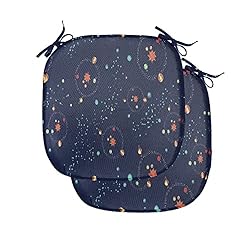 Ambesonne Astrology Chair Seating Cushion Set of