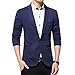 Men's Fashion Casual Long Sleeve Slim Office Blazer Navy US Large/Label 4X-Large