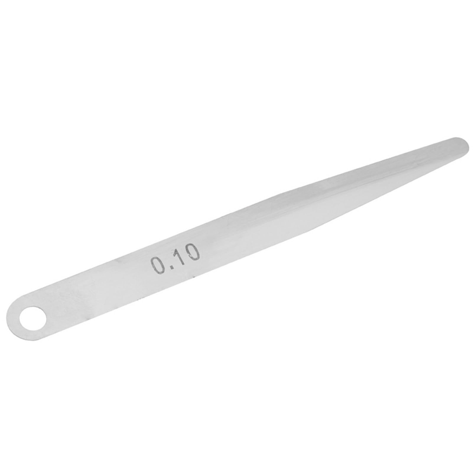 5pcs Feeler Gauge 0.08mm/0.1mm Thickness Feeler Gauge Metric Filler Thickness Gage Measurement Tool(0.1)