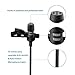 Microphone Professional for iPhone Grade Lavalier Lapel Omnidirectional Phone Audio Video Recording Lavalier Condenser Microphone for iPhone X Xr Xs max 8 8plus 7 7plus 6 6s 6plus 5 / iPad（1.5m）