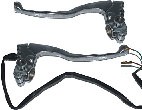 Royal Vintage Spare A13 Chromed Clutch And Brake Lever For Royal Enfield