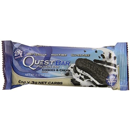 Quest Nutrition Protein Bar, Cookies and Cream 12 bars, (2 Pack, 25.44 oz each) image