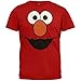 Sesame Street Elmo Face Men's T-Shirt, Large/Red