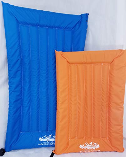 Lazy Dog Loungers Rafts for Dogs and Pets - Semi-Submersible to Keep Your Dog Cool - Lake, Pool, River and Boat (Fushia - Large)