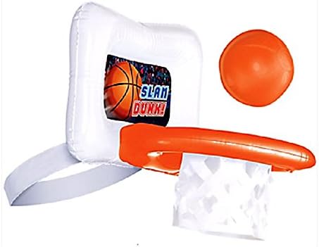 Basketball Plastic Inflatable Hoop Game (1ct)