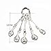 Misscat Fashion Women Hand Chain Skull Fingers Metal Skeleton Slave Bracelet Ring