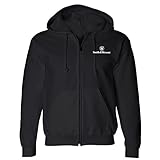 Smith & Wesson Men's Zip-up Logo Hooded Sweatshirt - Black-large