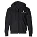 Smith & Wesson Men's Zip-up Logo Hooded Sweatshirt - Black-large