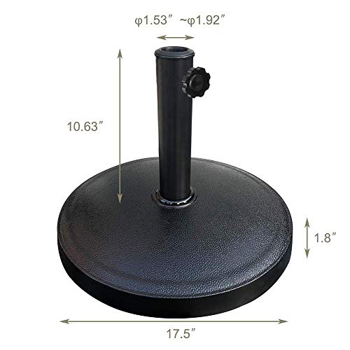EliteShade Umbrella Base Stand Market Patio Outdoor Heavy Duty Umbrella