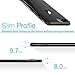 iPhone 7 Plus Case, iPhone 8 Plus Case, Clear Slim Crystal Hybrid Anti-Scratch Transparent Hard Back Cover Soft Flexible Black Bumper Shockproof Cases for Apple iPhone 7 plus & iPhone 8 plus (2017)