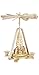 German Christmas Pyramid with Holy Family Nativity Scene Handcrafted in Germany