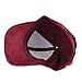 VANCOL Soft Faux Leather Suede Hat Baseball Cap (Wine Red)