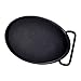 Buckle Rage Oval Blank Belt Buckle Black