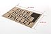2 x 3 ft Brown Polyester KEYS PHONE WALLET Funny Reminder Doormat / Novelty Non-Slip Floor Mat - MyGift