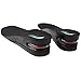 footinsole 2layer Air up Height Increase Shoes Insole Lift Kit Approximately 2 Inches Inserts for Men