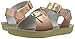 Salt Water Sandals by HOY Shoe Baby Girls Sun-San Surfer Flat Sandal, Rose Gold, 7 Infant