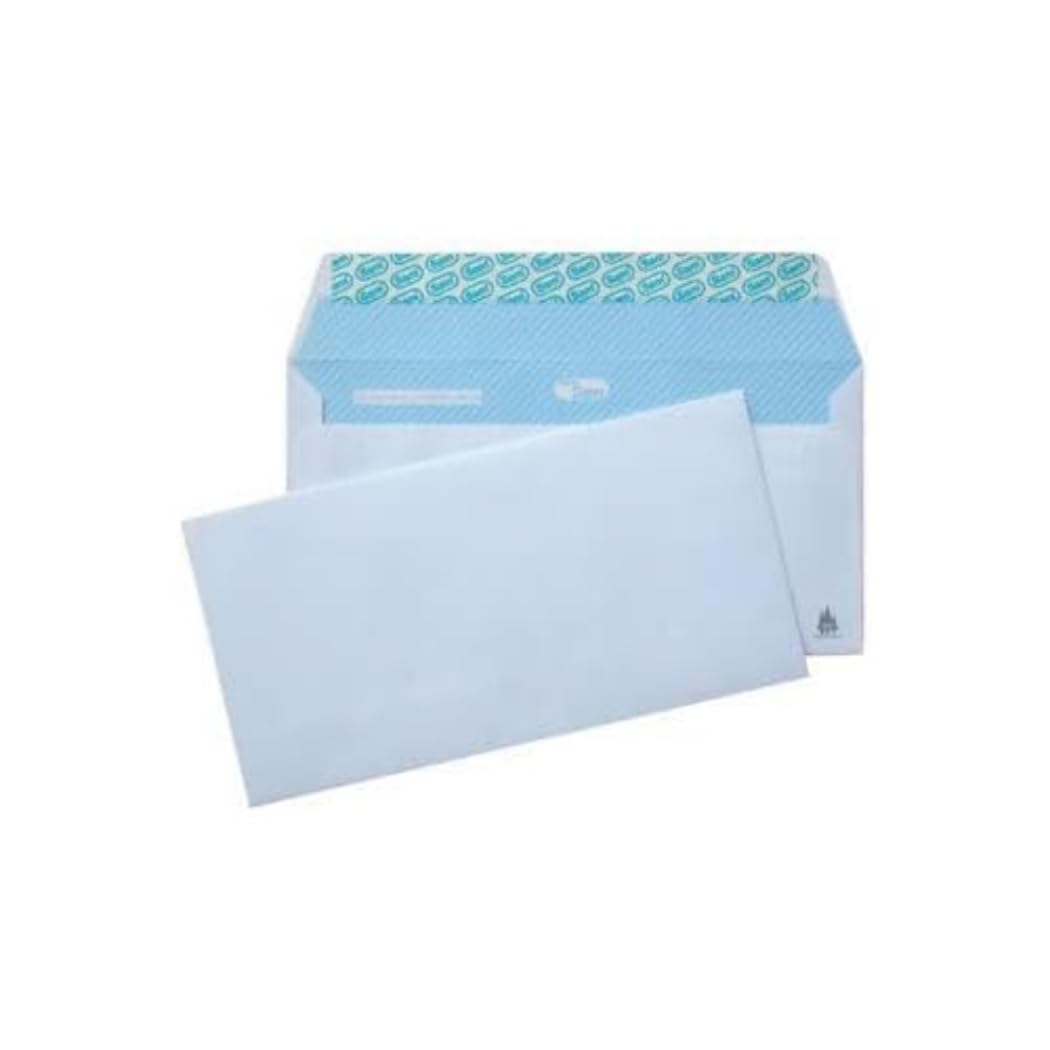 Pacsa with 500 Envelopes 90 g White 120 x 176 with Strip, 247510