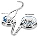 Tec.Mood - 100lb Super Strong Magnetic Hooks - Heavy Duty Rust Resistant Magnet Swivel Hook Hanger 2pcs - Ideal for Indoor/Outdoor Hanging in Home, Kitchen, Workshop, Garage and Offices