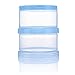 SySrion Non-Spill Baby Milk Powder Dispenser/Storage Container,Blue (2pcs)