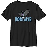 Fortnite Wings of Fortnight Boy's Solid Crew Tee Black