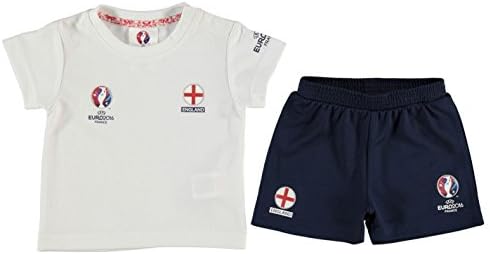 Uefa Euro 2016 England Football Kit Infants Baby White Soccer Shorts Jersey