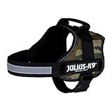Julius-K9 Powerharness Size 1 Camouflage With Removable Reflective Labels - By Julius-K9